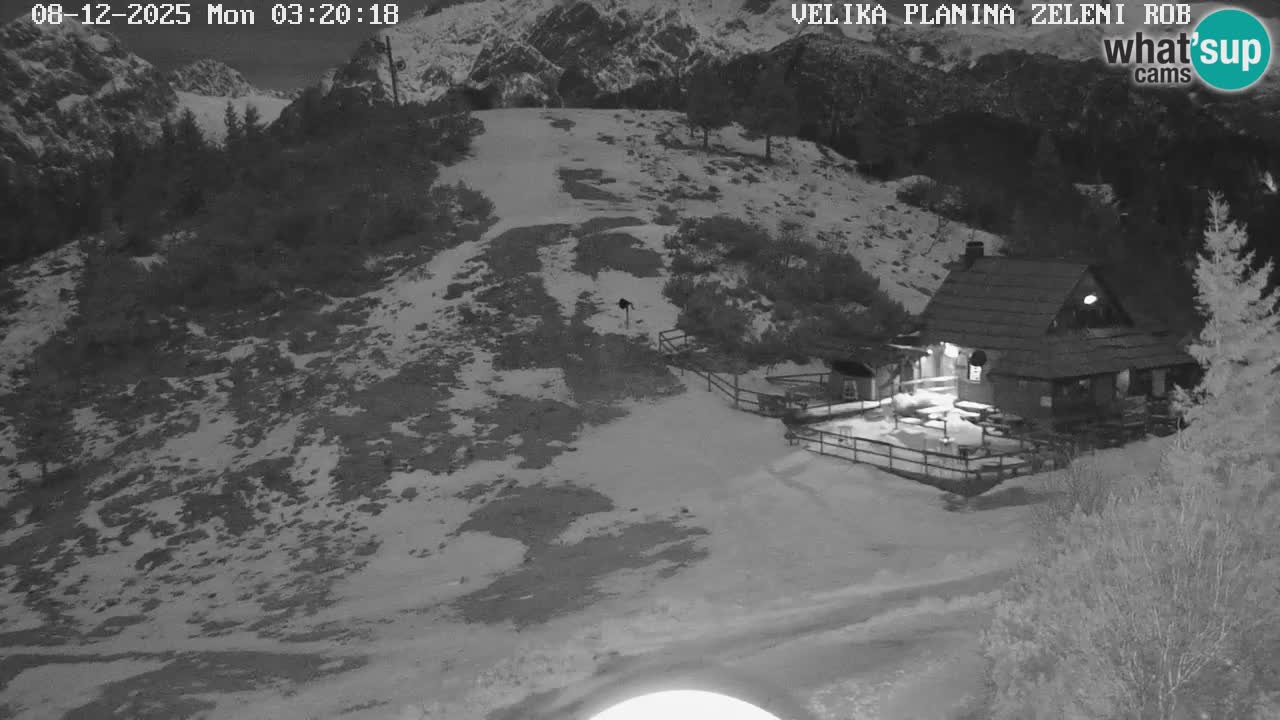 Zeleni Rob | Web kamera Velika Planina