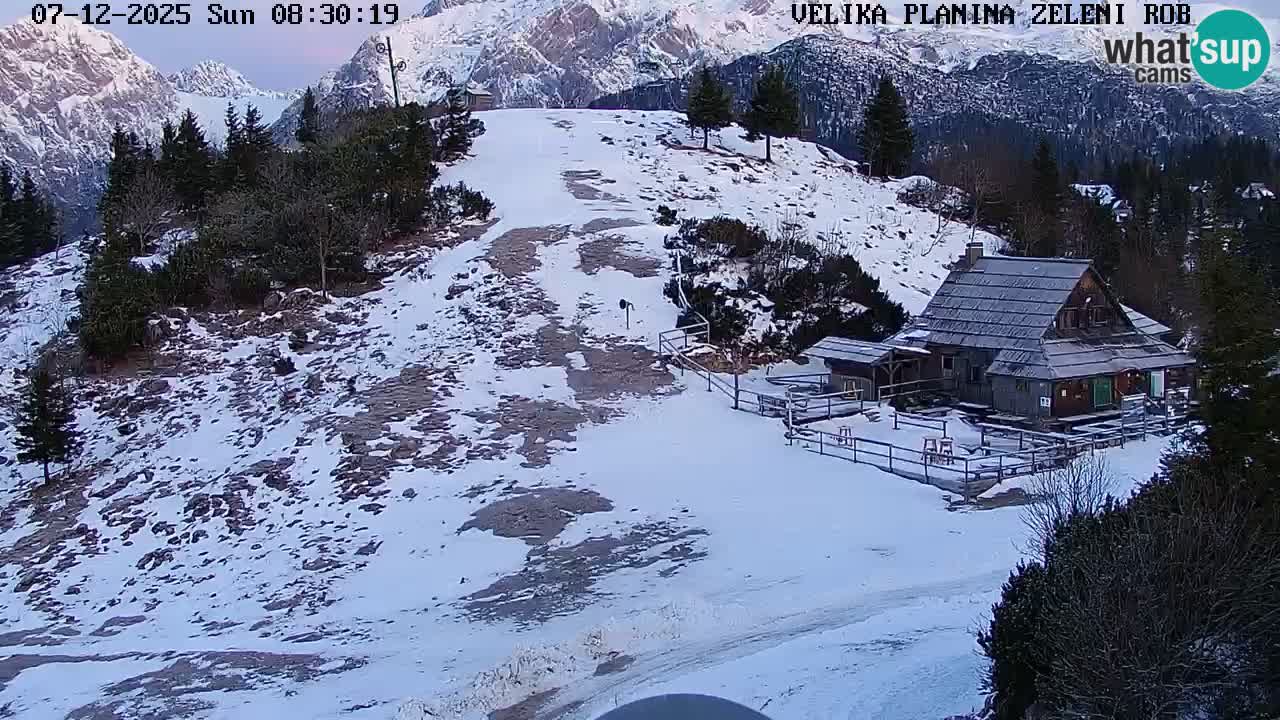 Zeleni Rob – Webcam live | Velika Planina