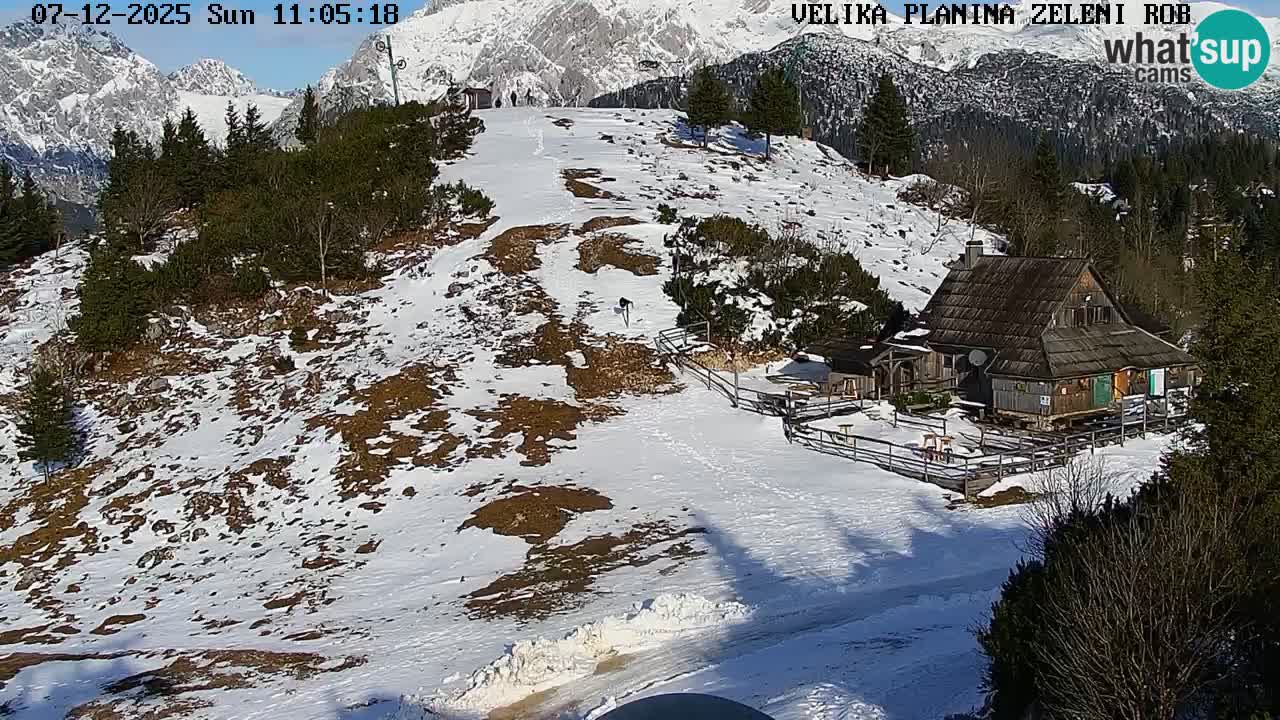 Zeleni Rob – Webcam live | Velika Planina