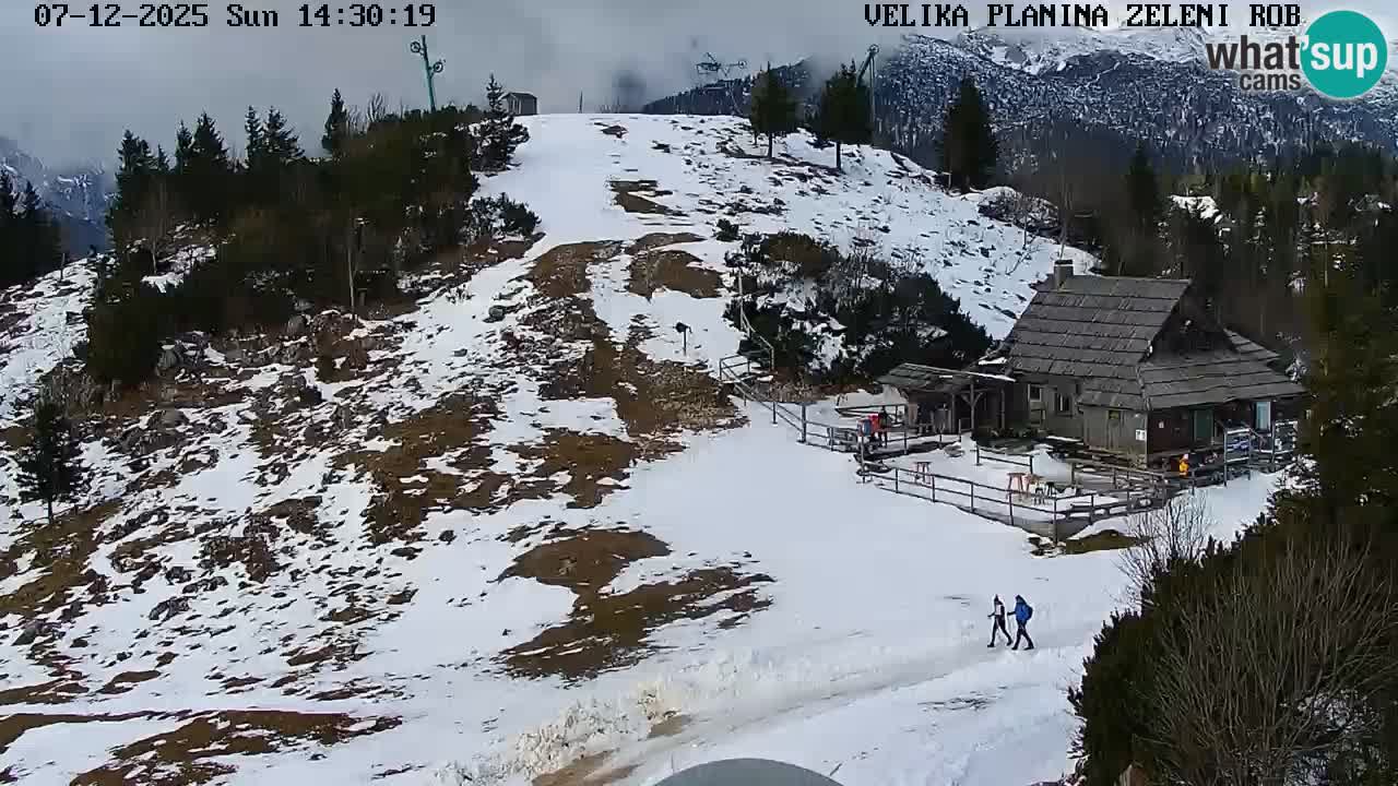 Zeleni Rob | Webcam live Velika Planina