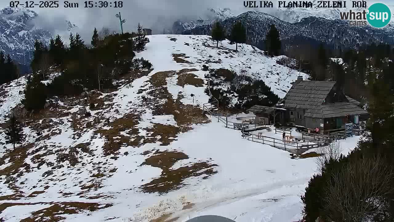 Zeleni Rob – Webcam live | Velika Planina