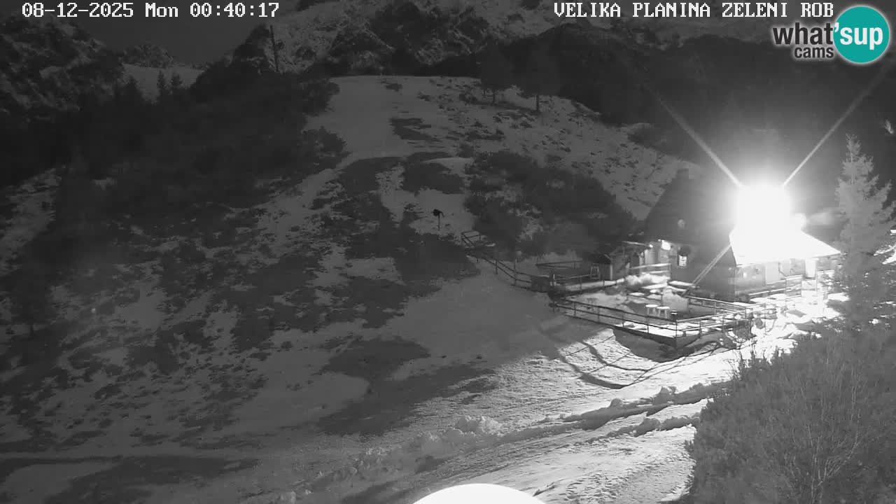 Zeleni Rob | Web kamera Velika Planina