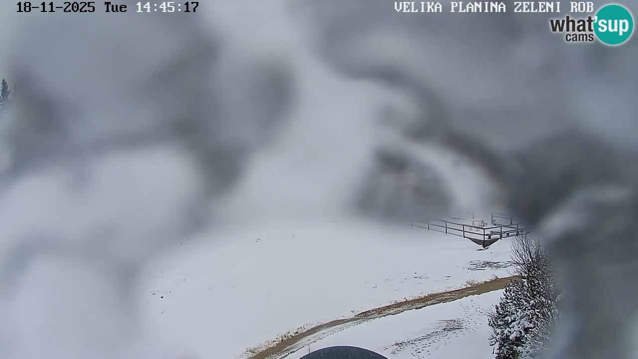 Zeleni Rob | Webcam en vivo Velika Planina