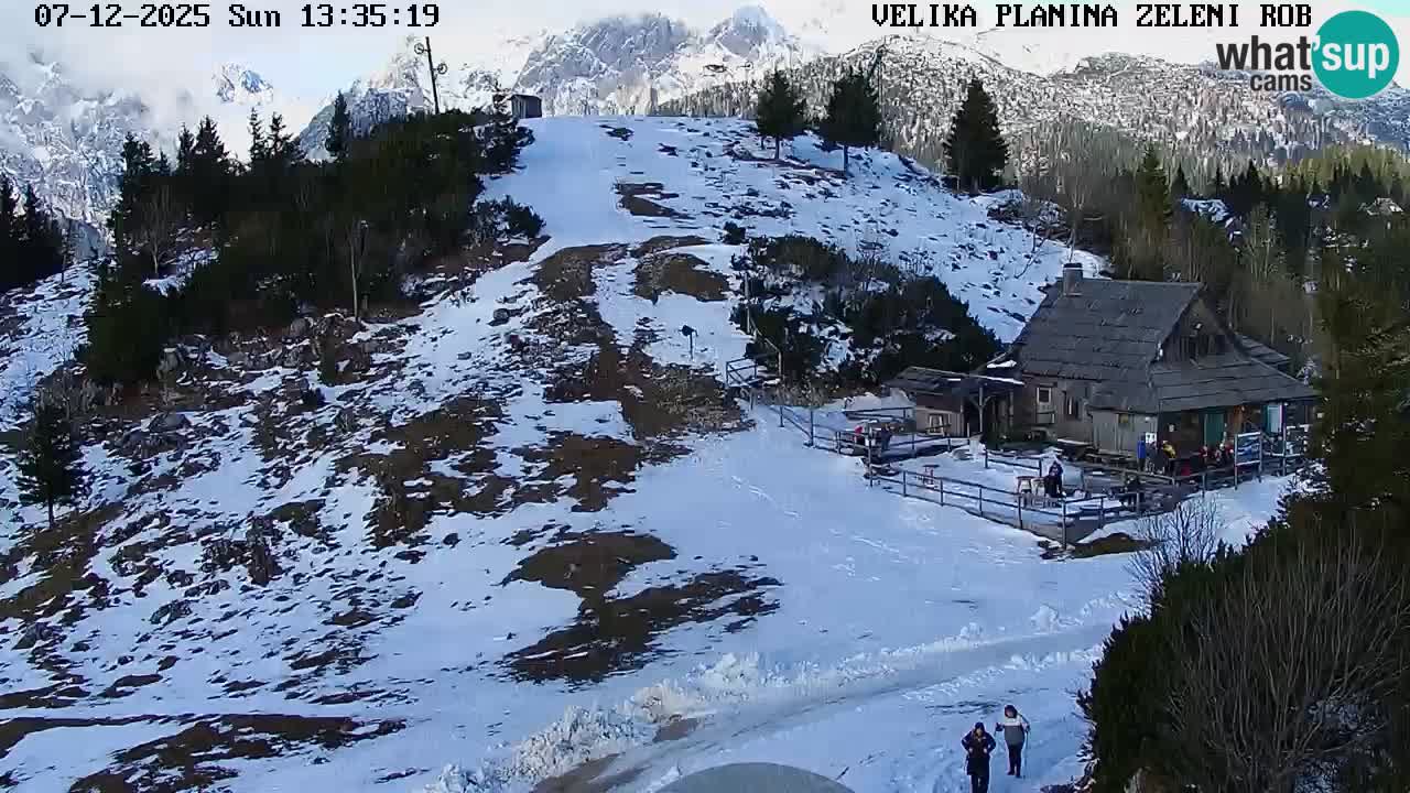 Zeleni Rob – Webcam live | Velika Planina