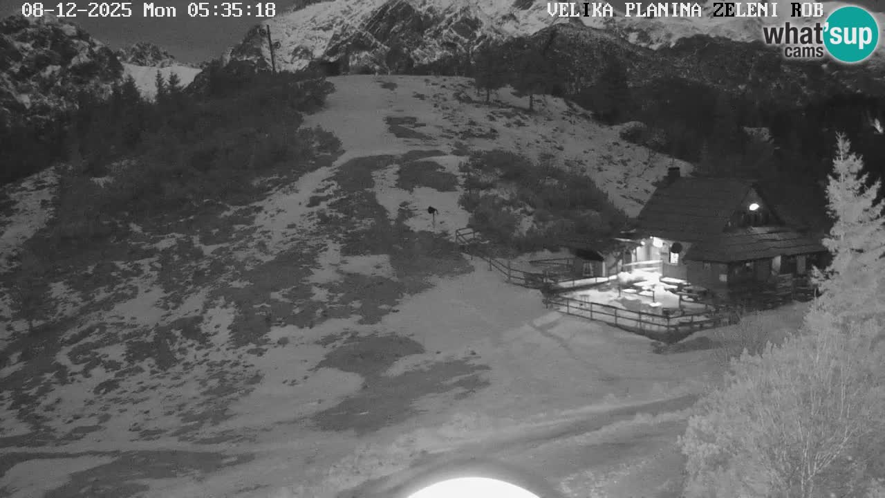 Zeleni Rob | Webcam live Velika Planina