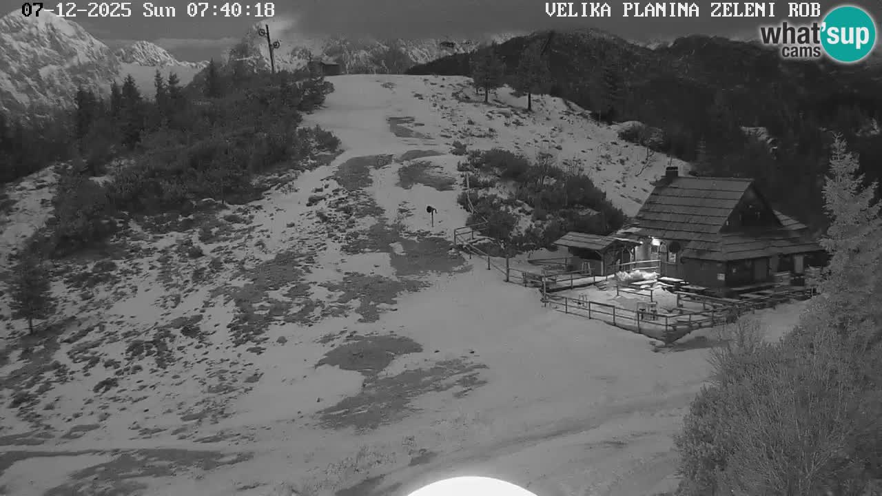 Zeleni Rob | Web kamera Velika Planina