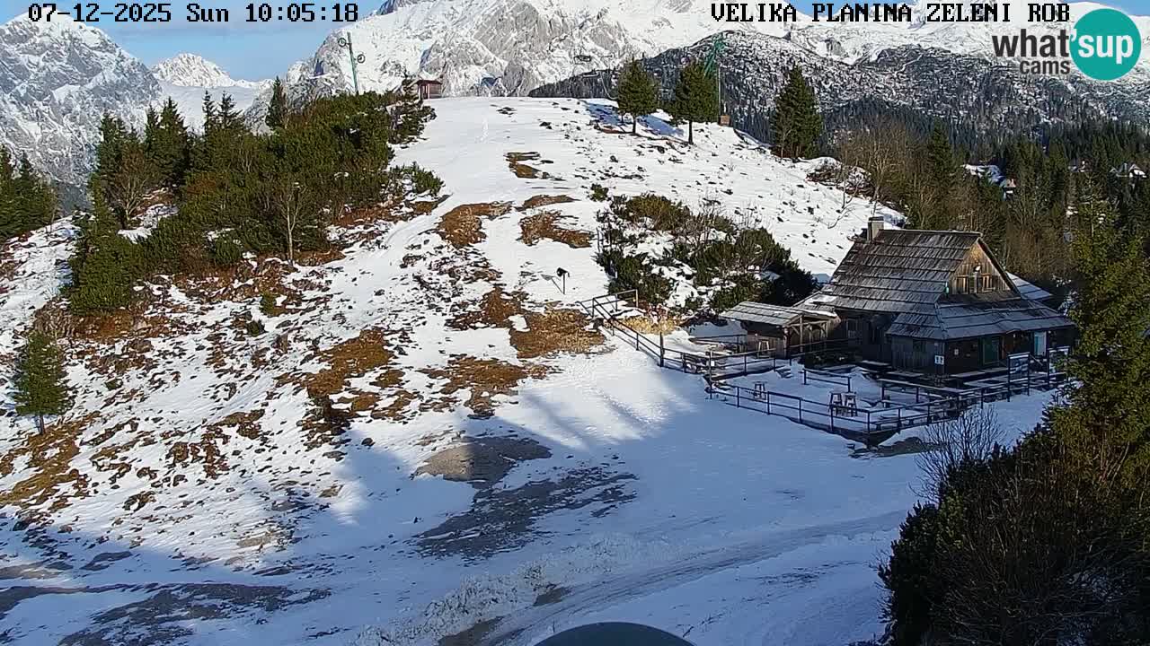 Zeleni Rob – Webcam live | Velika Planina