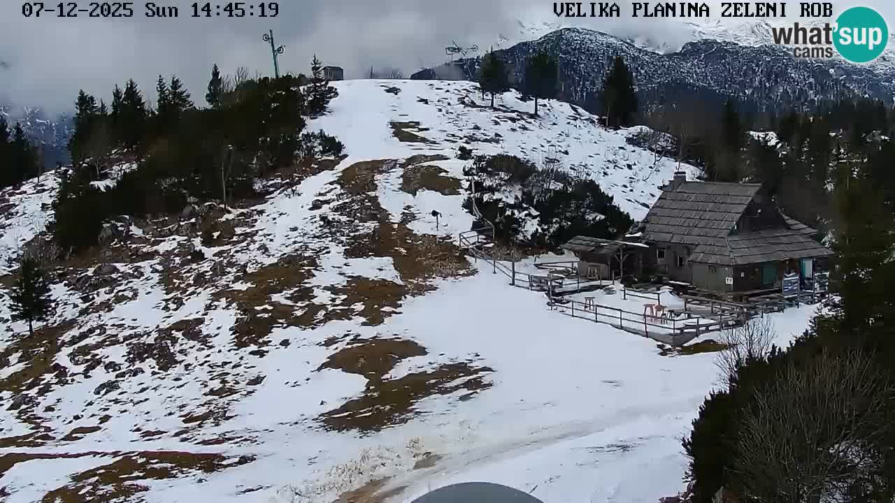 Zeleni Rob – Webcam live | Velika Planina