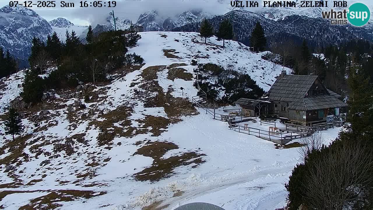Zeleni Rob | Webcam live Velika Planina