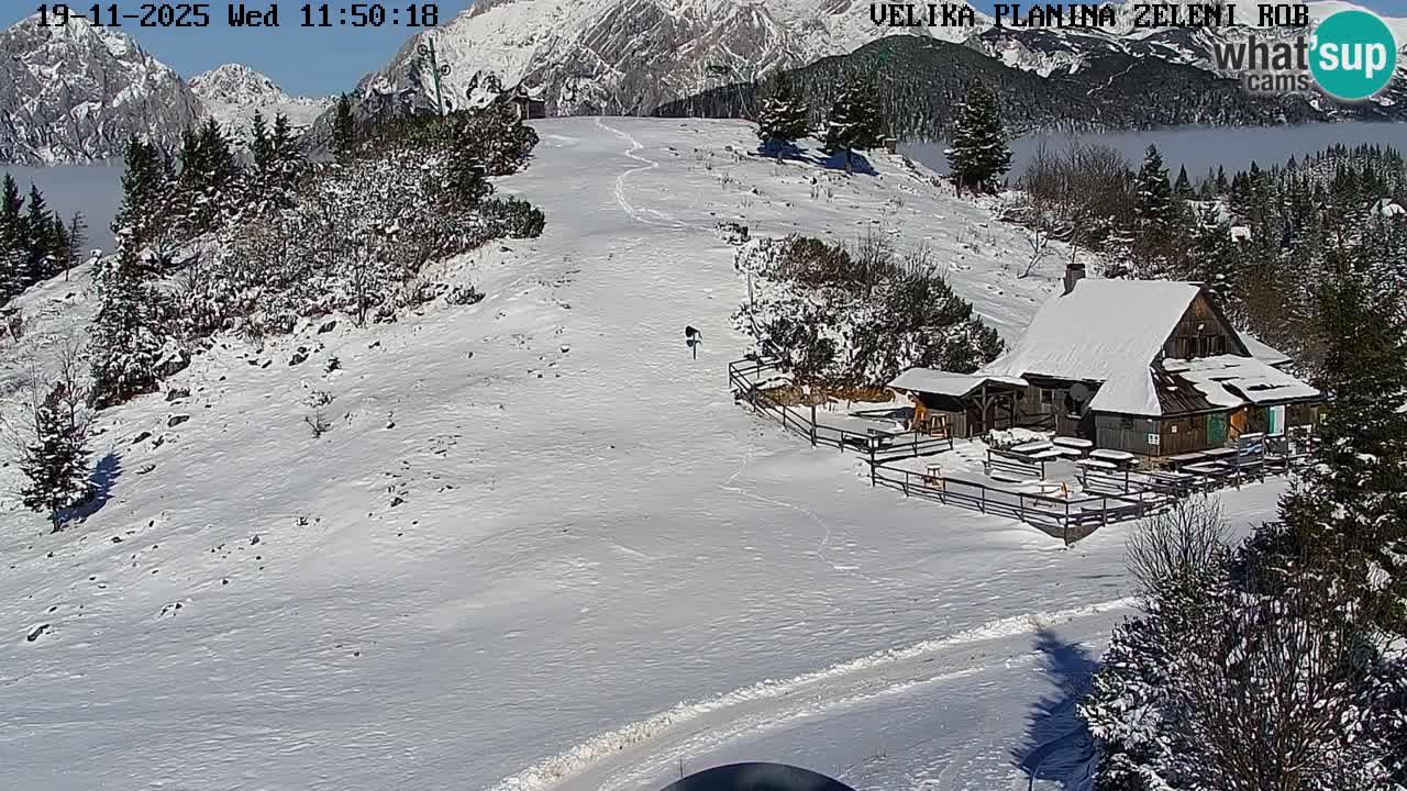 Zeleni Rob – Webcam live | Velika Planina