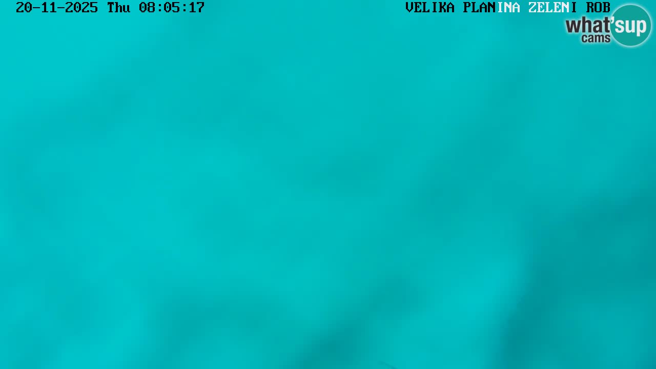 Zeleni Rob | Webcam en vivo Velika Planina