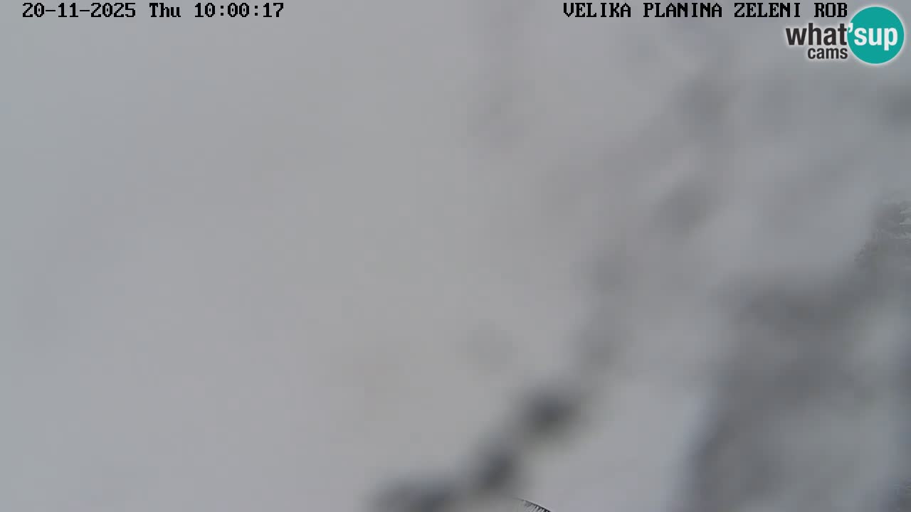 Zeleni Rob – kamera v živo | Velika Planina