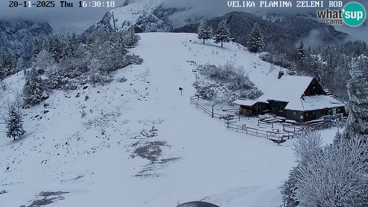 Zeleni Rob – Webcam live | Velika Planina