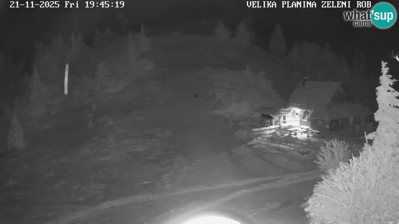 Zeleni Rob | Web kamera Velika Planina
