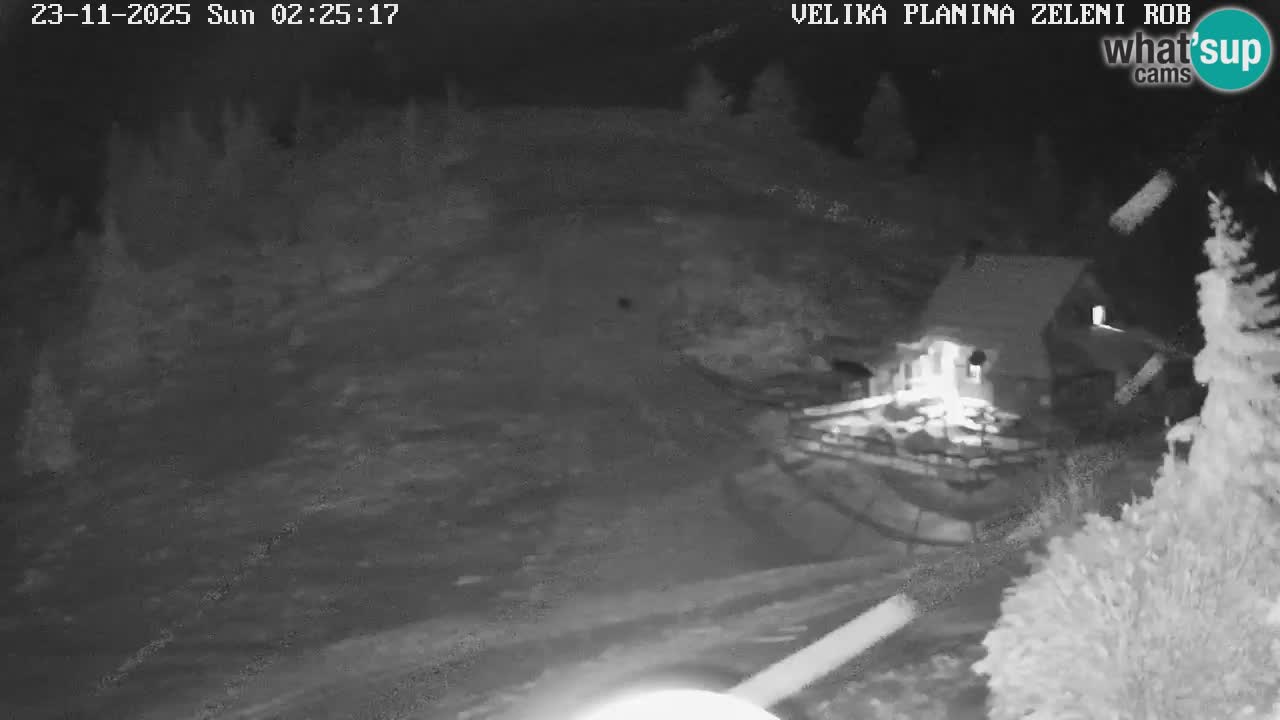 Zeleni Rob | Web kamera Velika Planina