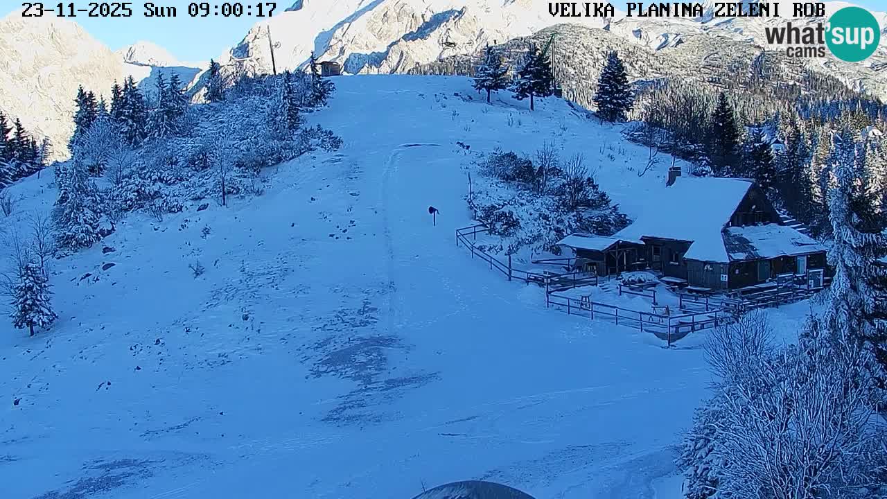 Zeleni Rob – Webcam live | Velika Planina