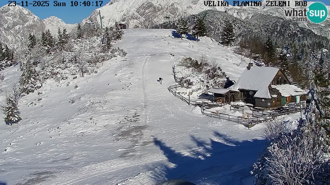 Zeleni Rob – Webcam live | Velika Planina