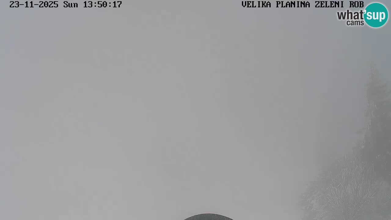 Zeleni Rob – Webcam live | Velika Planina