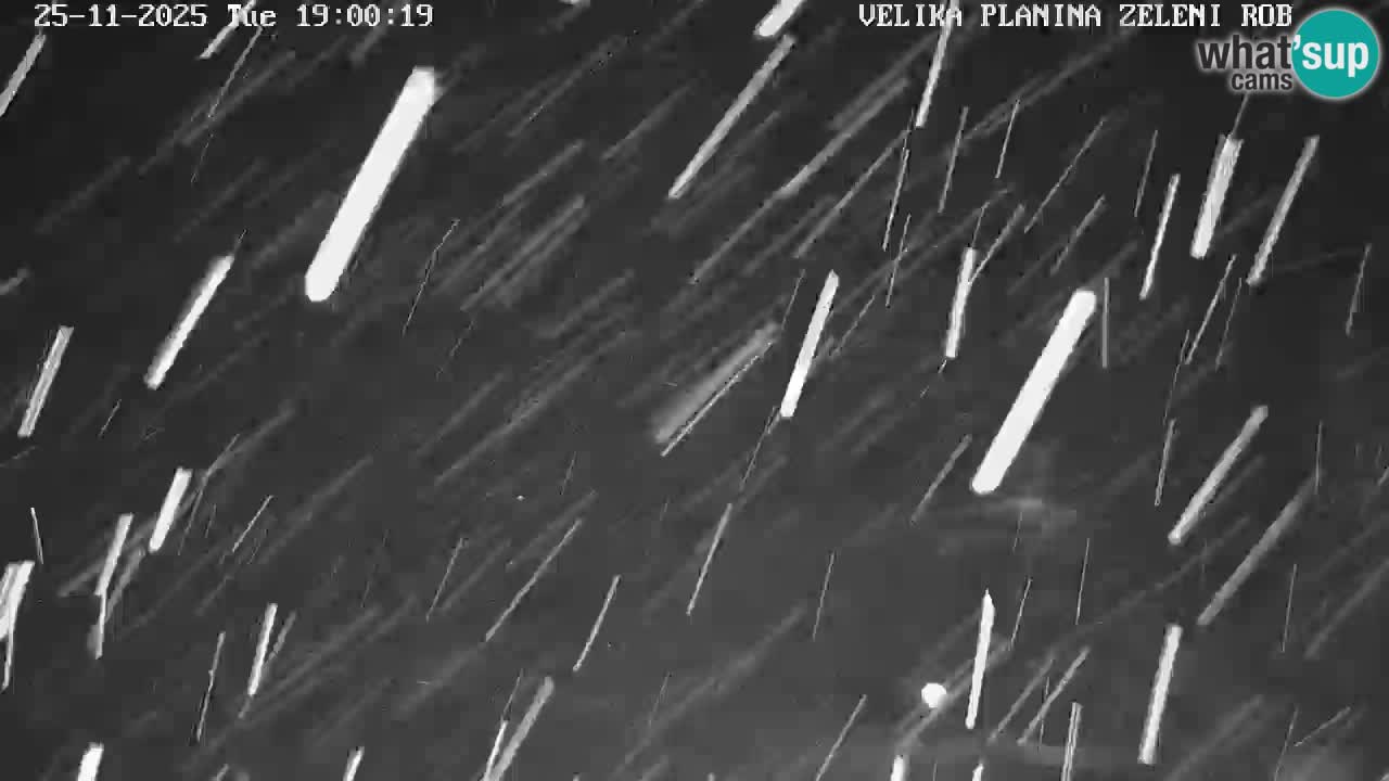 Zeleni Rob – kamera v živo | Velika Planina