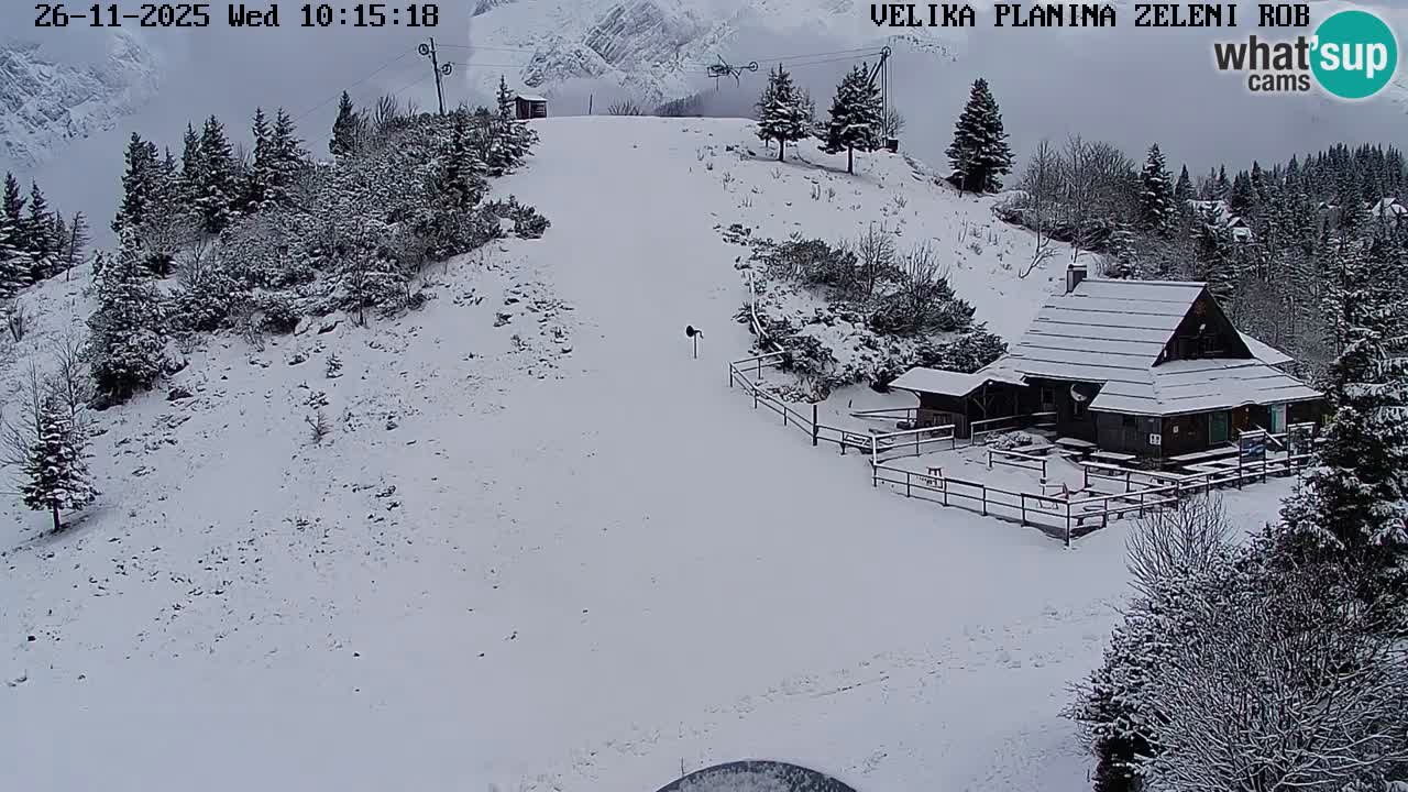 Zeleni Rob | Web kamera Velika Planina