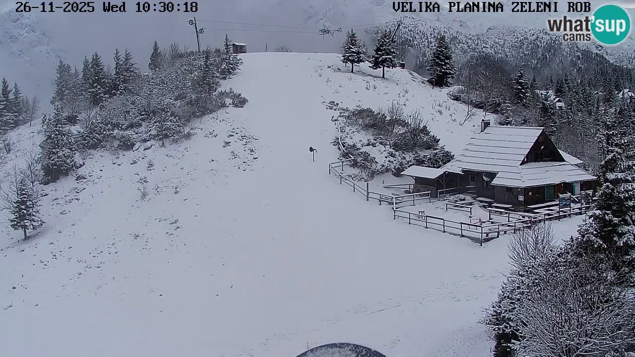 Zeleni Rob | Webcam live Velika Planina