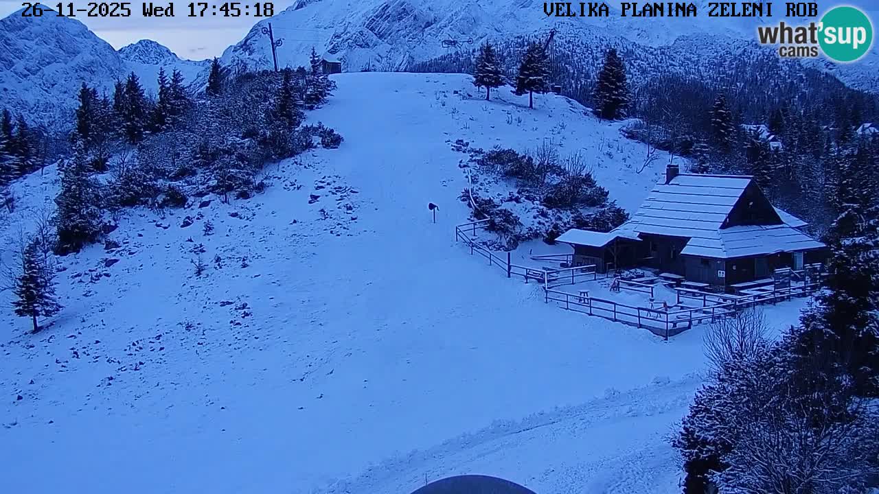 Zeleni Rob – Webcam live | Velika Planina