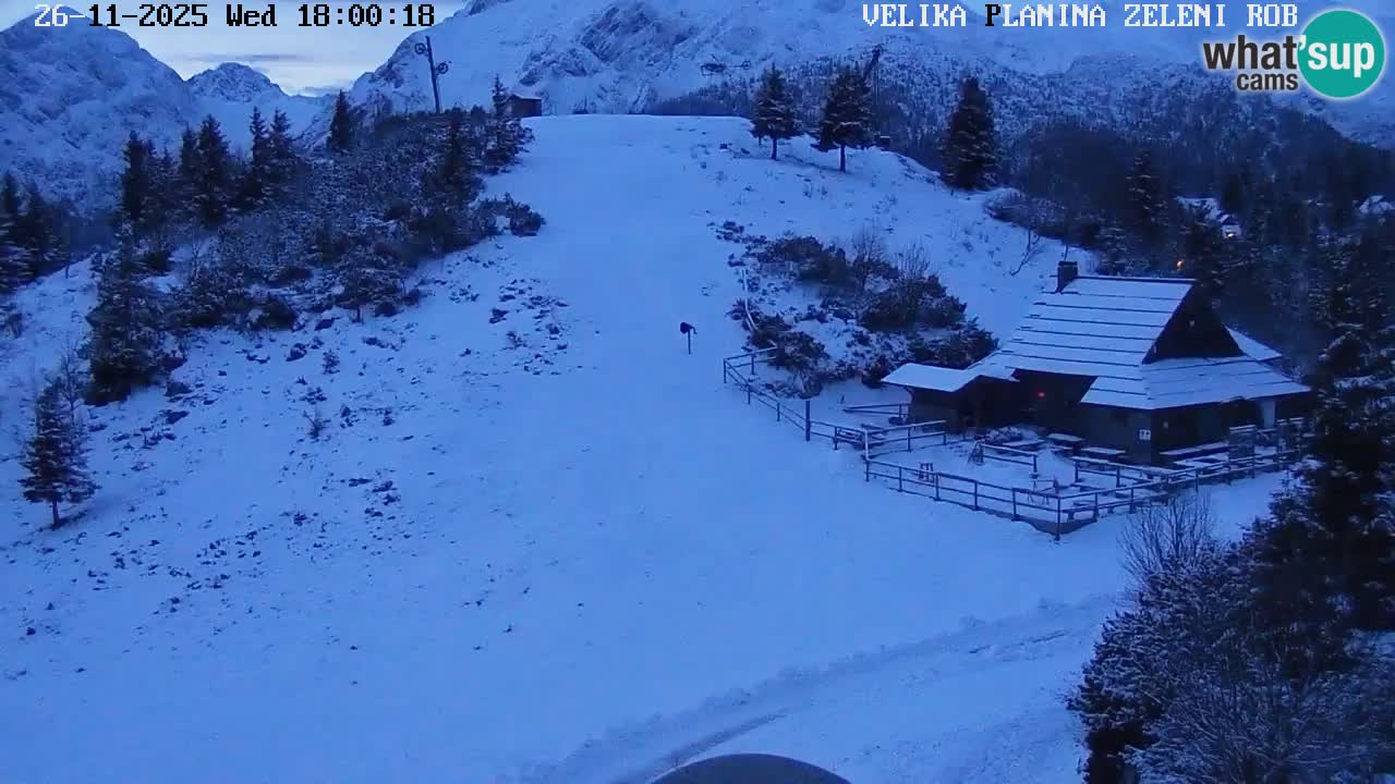 Zeleni Rob – Webcam live | Velika Planina