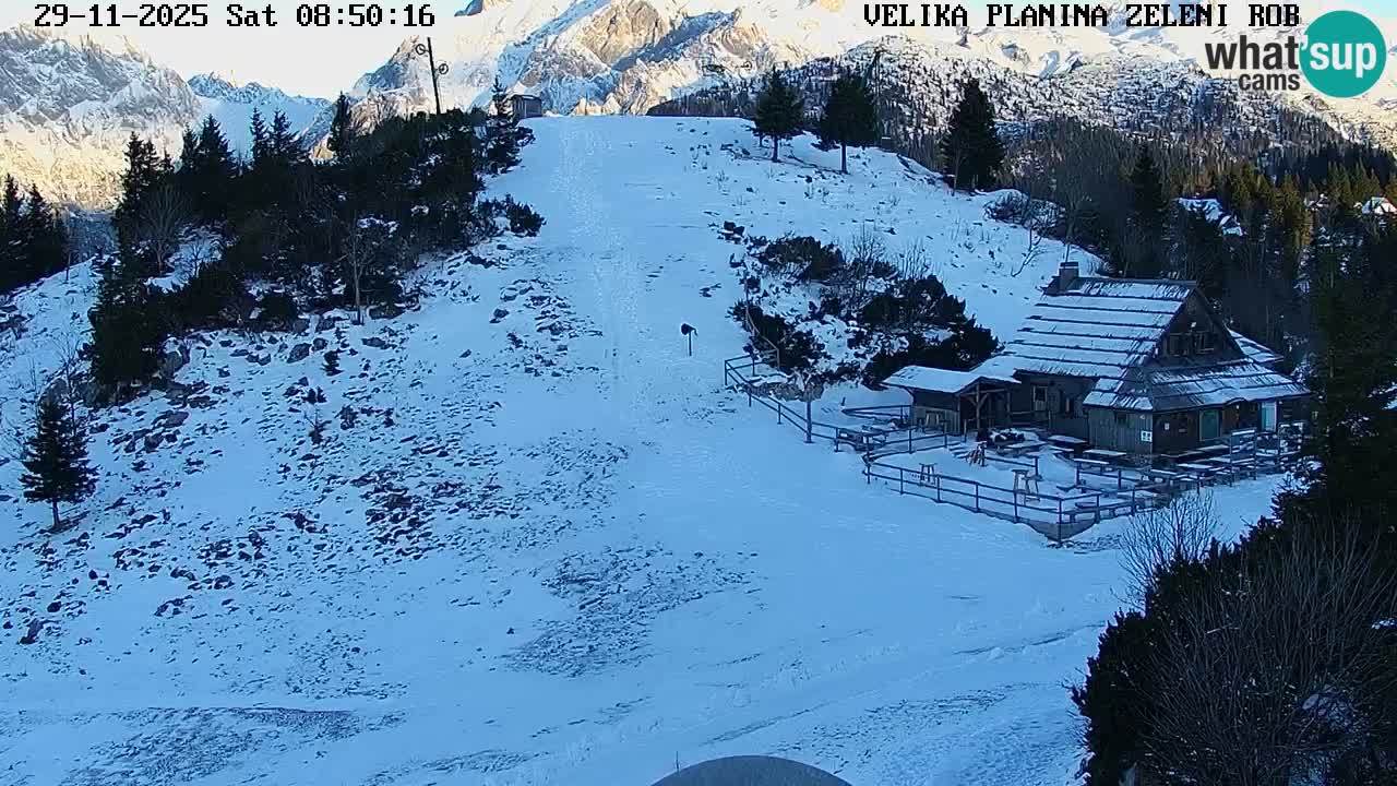 Zeleni Rob | Webcam live Velika Planina