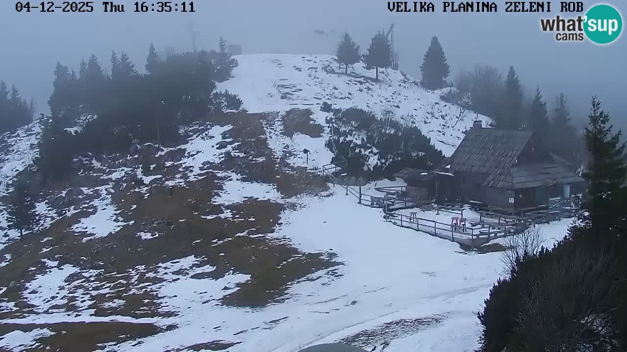 Zeleni Rob – Webcam live | Velika Planina