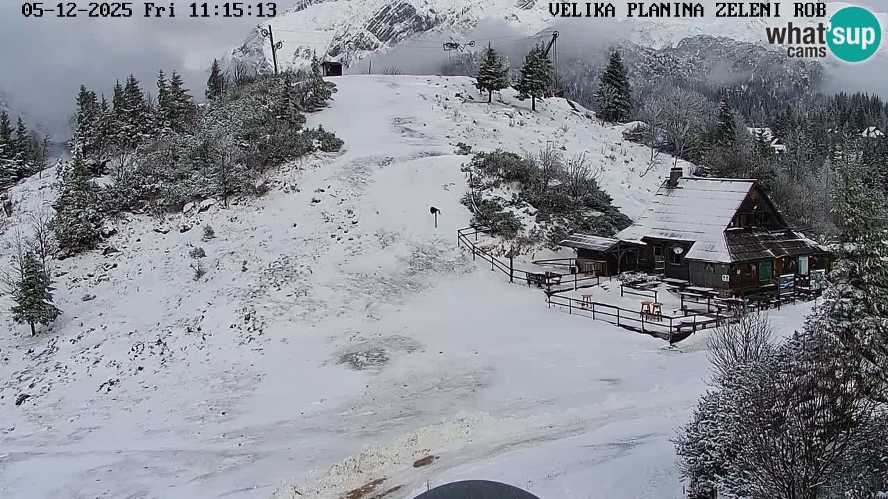Zeleni Rob | Webcam live Velika Planina