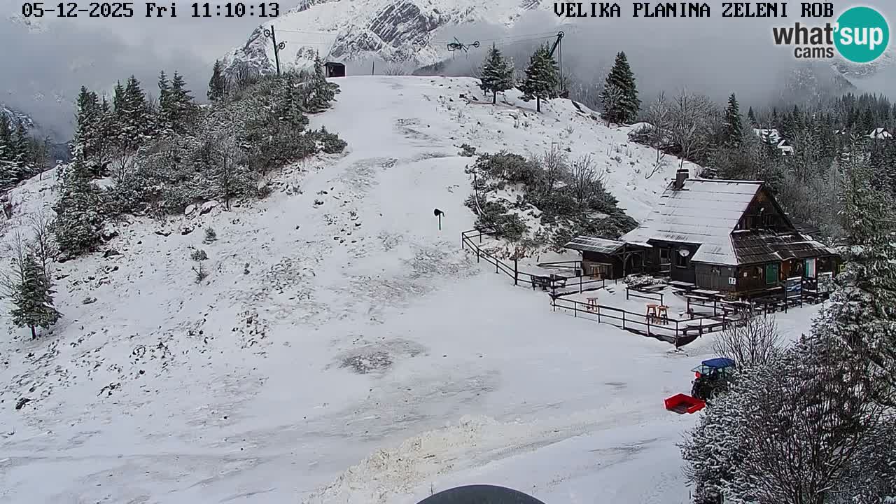 Zeleni Rob | Webcam live Velika Planina