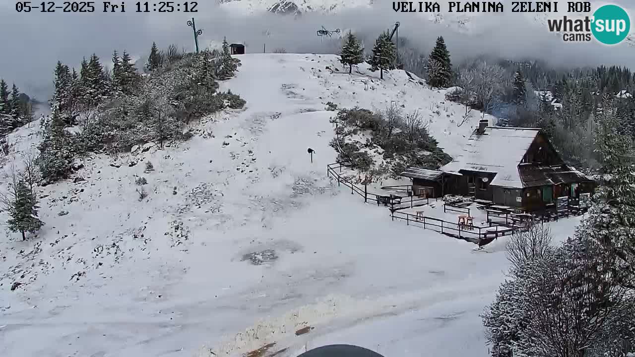 Zeleni Rob | Webcam live Velika Planina
