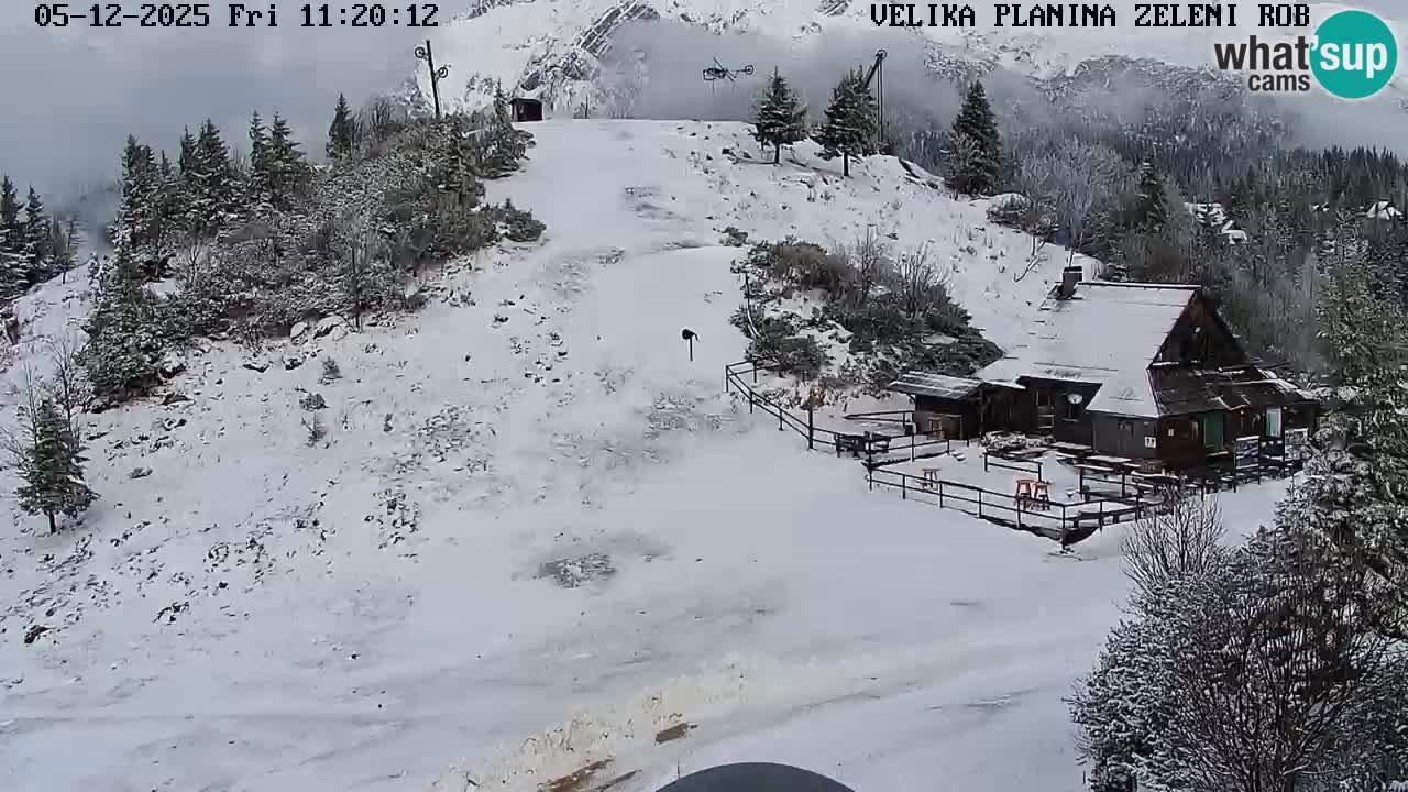 Zeleni Rob | Webcam live Velika Planina