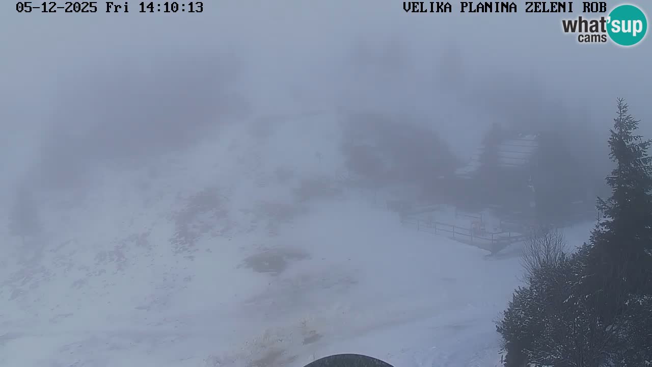 Zeleni Rob – Webcam live | Velika Planina