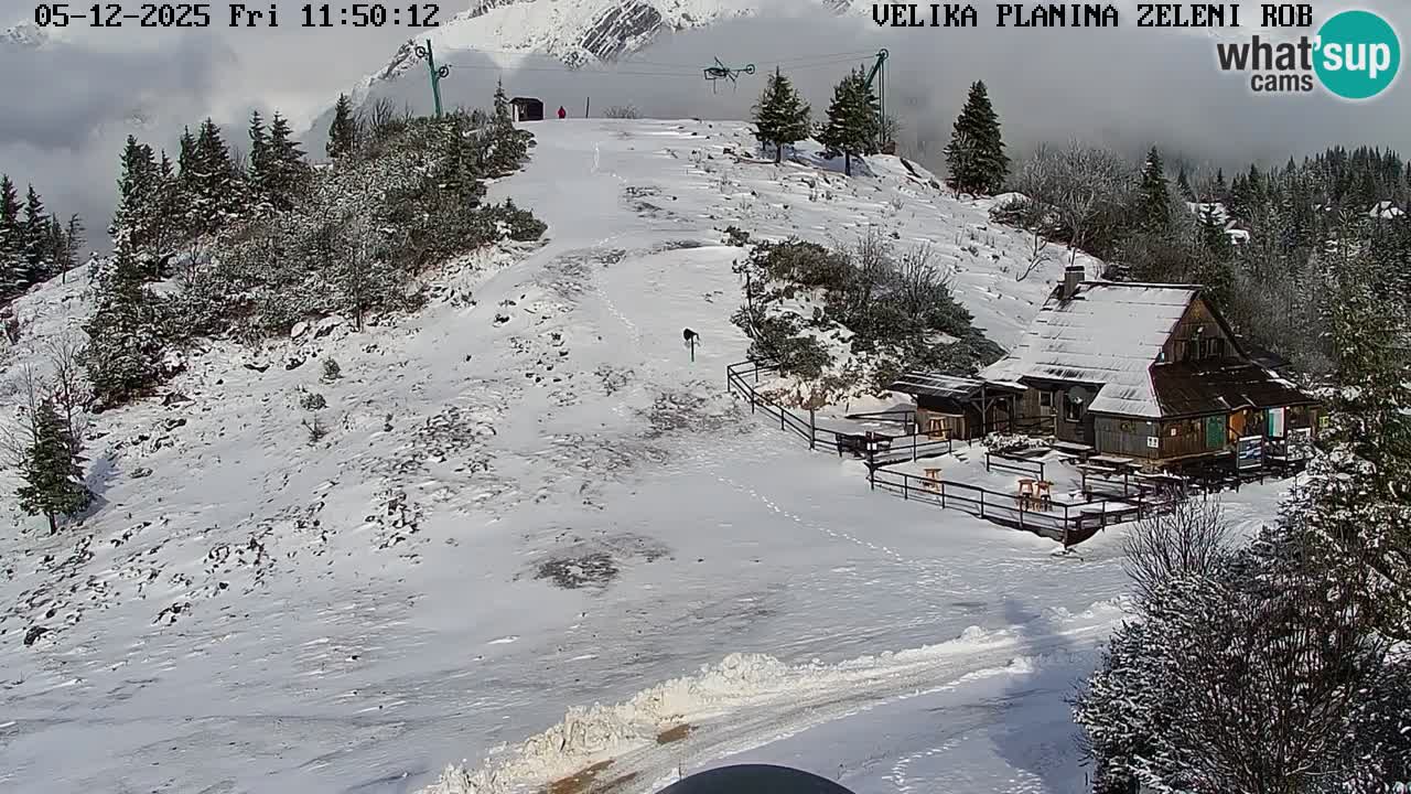 Zeleni Rob | Web kamera Velika Planina