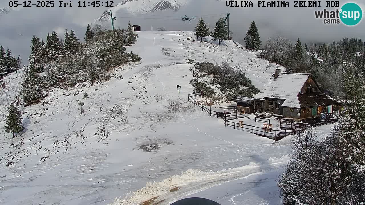 Zeleni Rob – Webcam live | Velika Planina