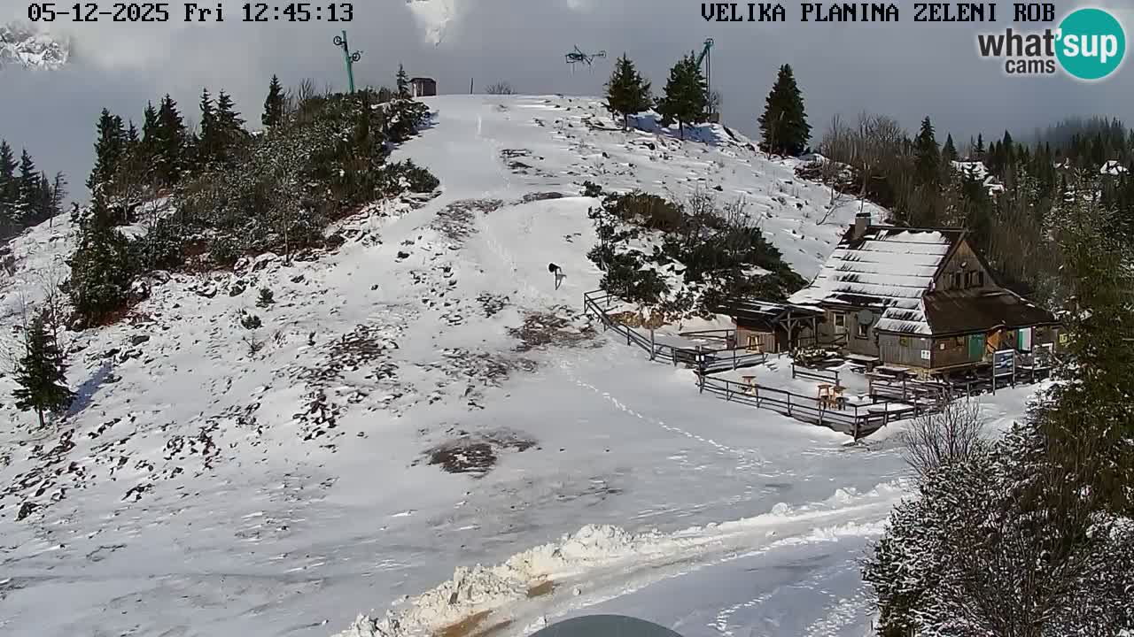 Zeleni Rob – Webcam live | Velika Planina