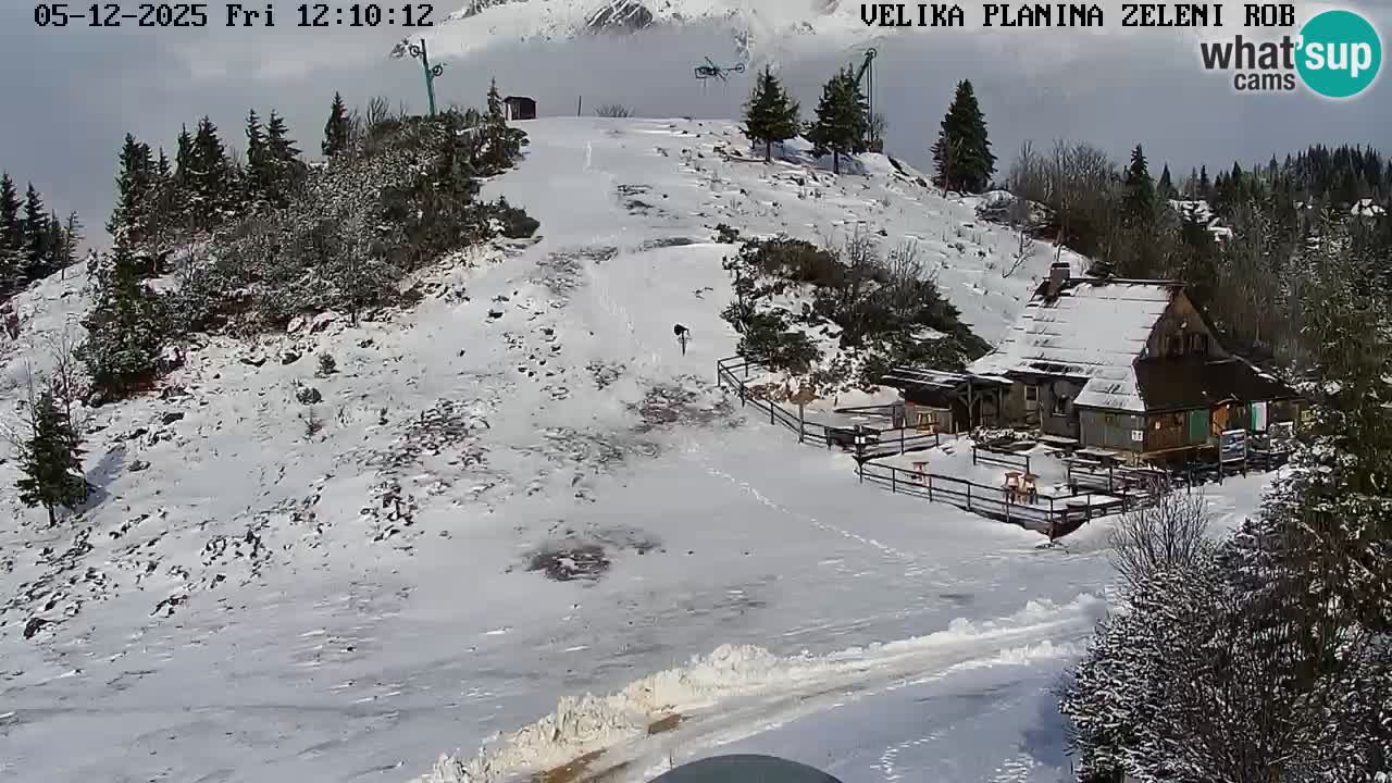 Zeleni Rob | Webcam live Velika Planina