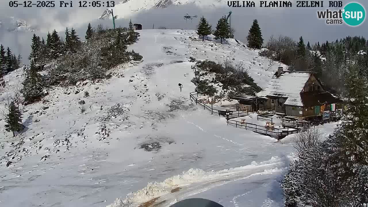 Zeleni Rob | Webcam live Velika Planina