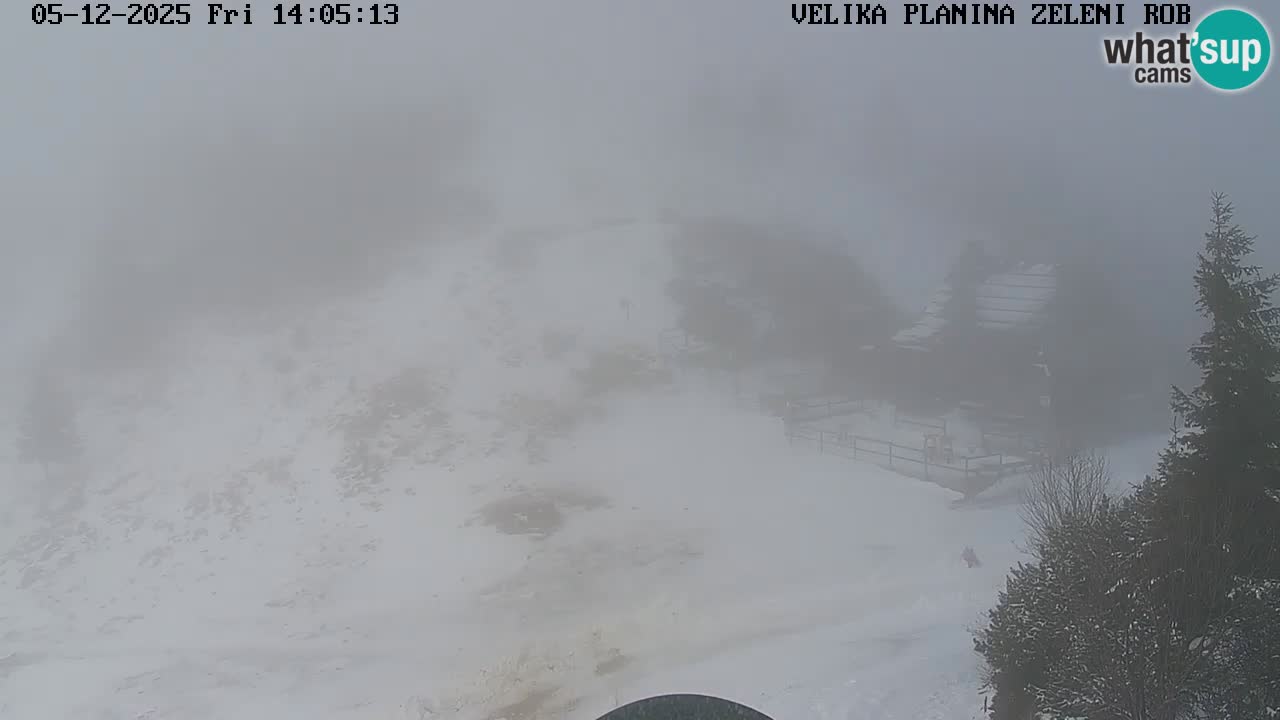 Zeleni Rob | Webcam en vivo Velika Planina