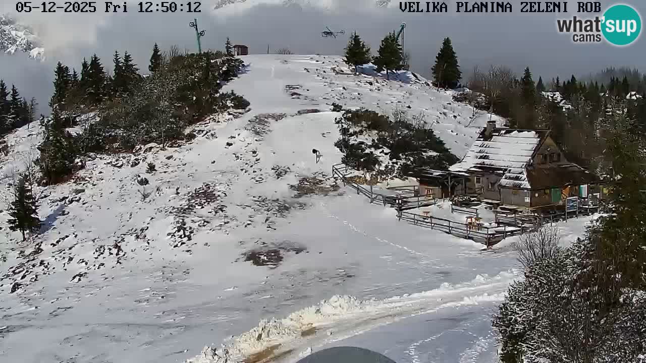 Zeleni Rob – Webcam live | Velika Planina