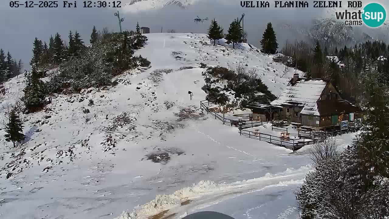 Zeleni Rob | Web kamera Velika Planina