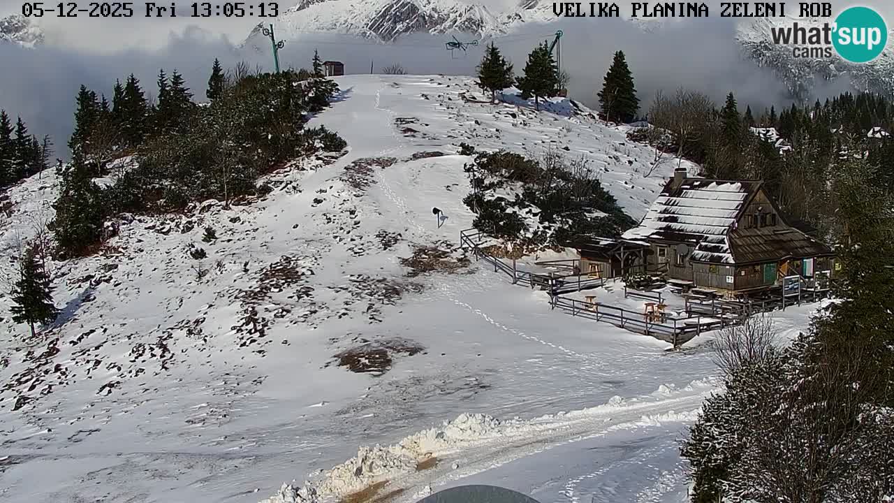 Zeleni Rob – Webcam live | Velika Planina