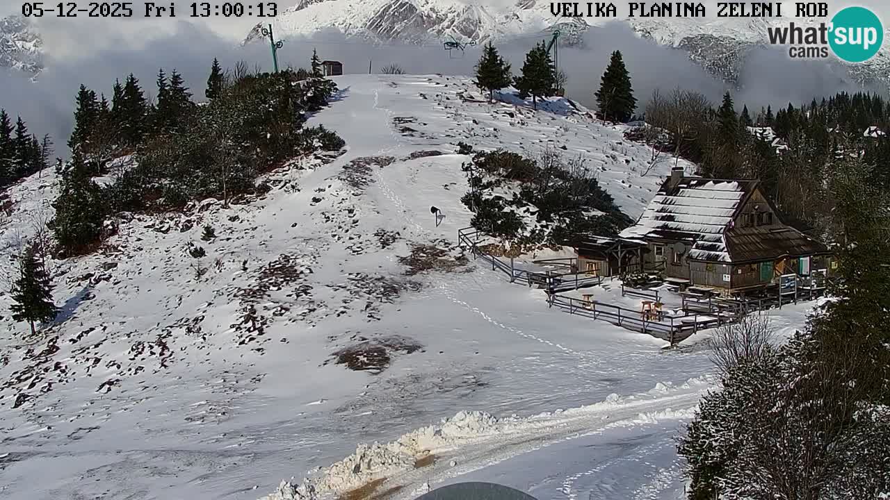 Zeleni Rob – Webcam live | Velika Planina