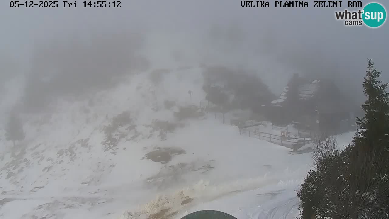 Zeleni Rob | Webcam en vivo Velika Planina