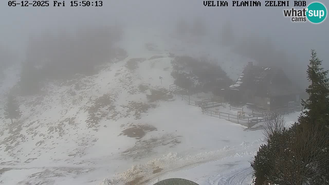 Zeleni Rob | Webcam en vivo Velika Planina