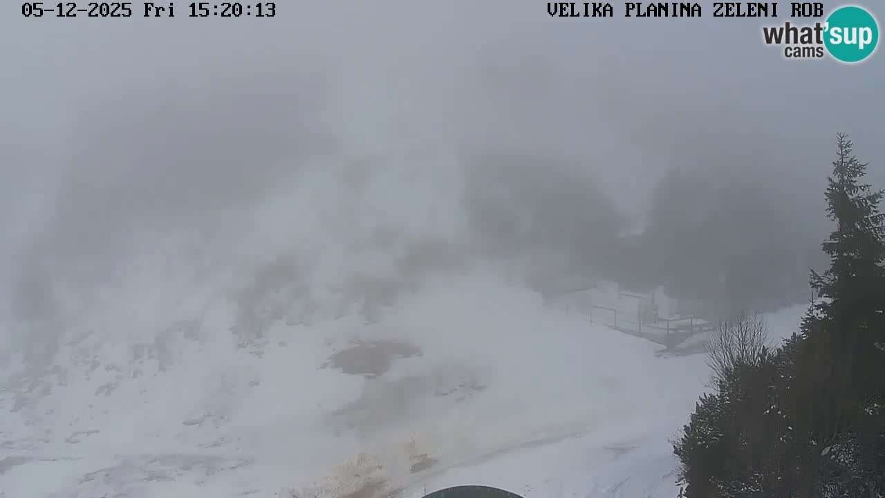 Zeleni Rob – Webcam live | Velika Planina