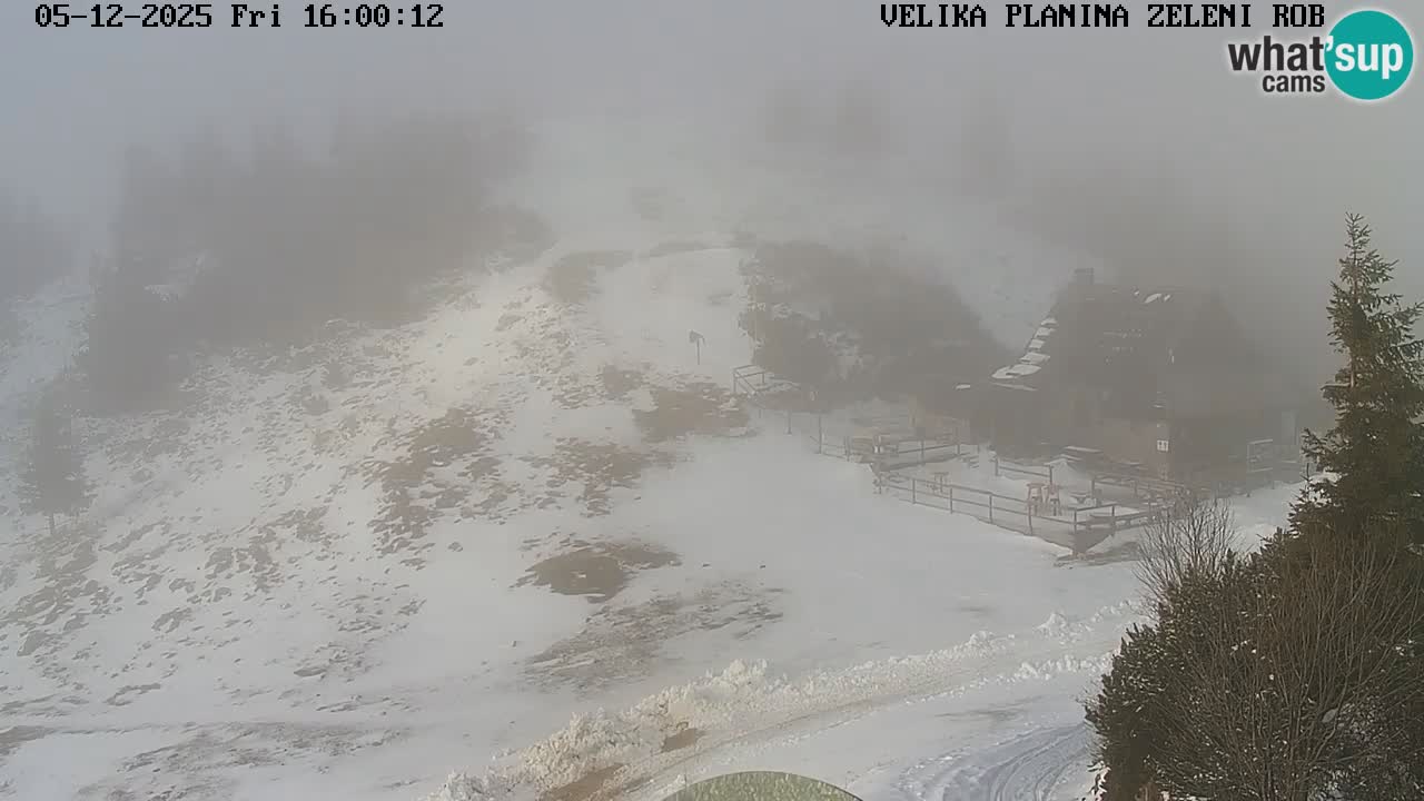 Zeleni Rob | Web kamera Velika Planina