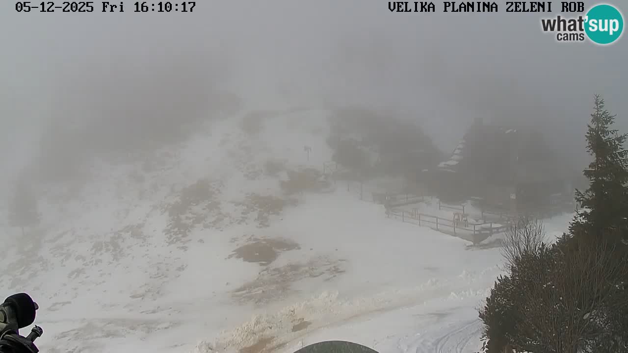 Zeleni Rob | Web kamera Velika Planina