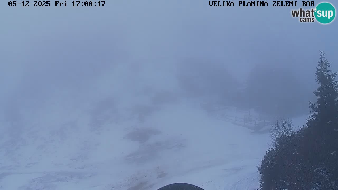 Zeleni Rob | Webcam en vivo Velika Planina